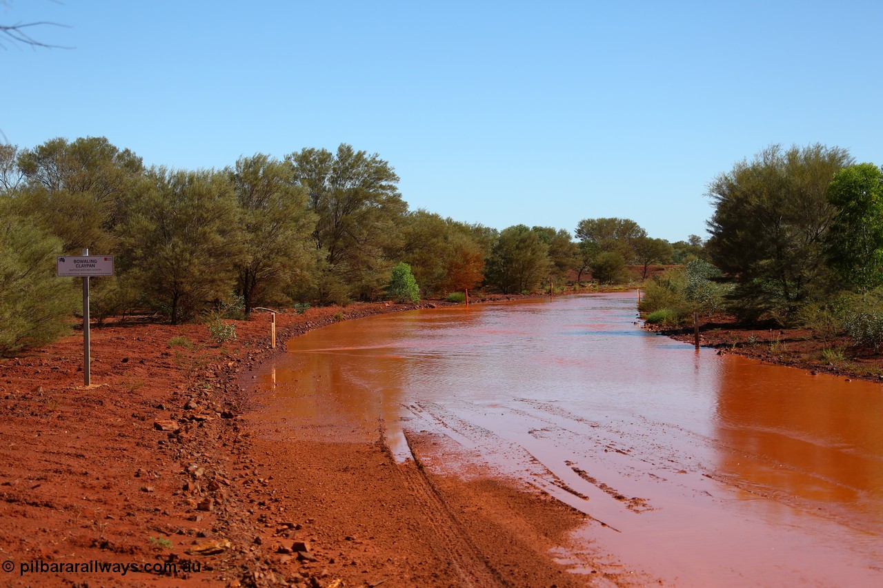 150505 8003
FMG Solomon Line, Bowaling Claypan, located just off the Wittenoom - Roebourne Road. Geodata: [url=https://goo.gl/maps/AKho2ck9KUw] -22.0843050 118.3361267 [/url].
