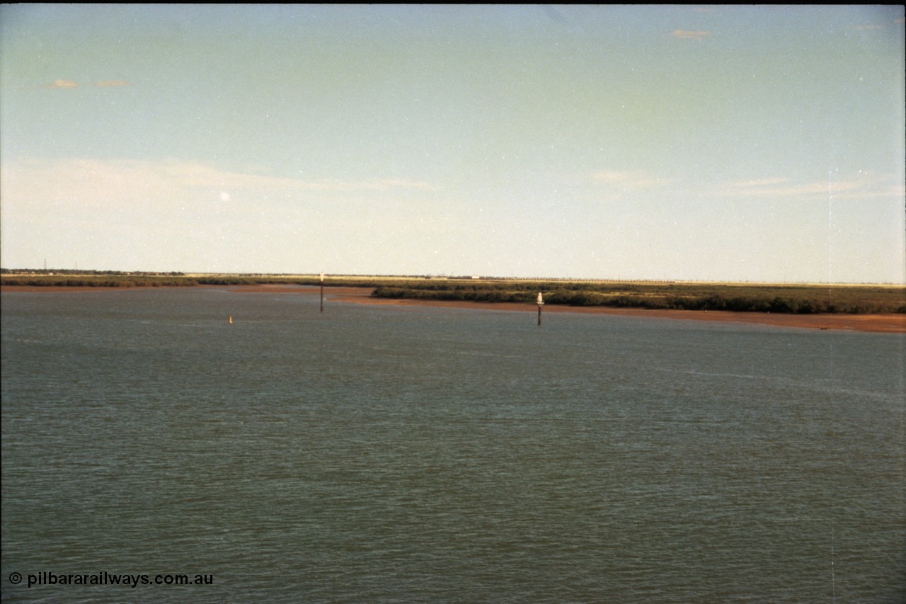 227-04
Nelson Point, looking across with Anderson Point on the left and Stanley Point on the right, Boodarie workshop can be made out with a train in front of it. Today this view is very different!! [url=https://goo.gl/maps/9YFk9Z8c7WG2]GeoData[/url].
