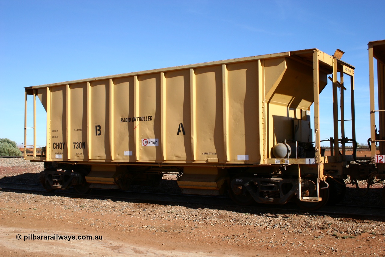 050518 2072
Flash Butt yard, CFCLA hire ballast waggon CHQY type CHQY 730.
Keywords: CHQY-type;CHQY730;CFCLA;CRDX-type;BHP-ballast-waggon;