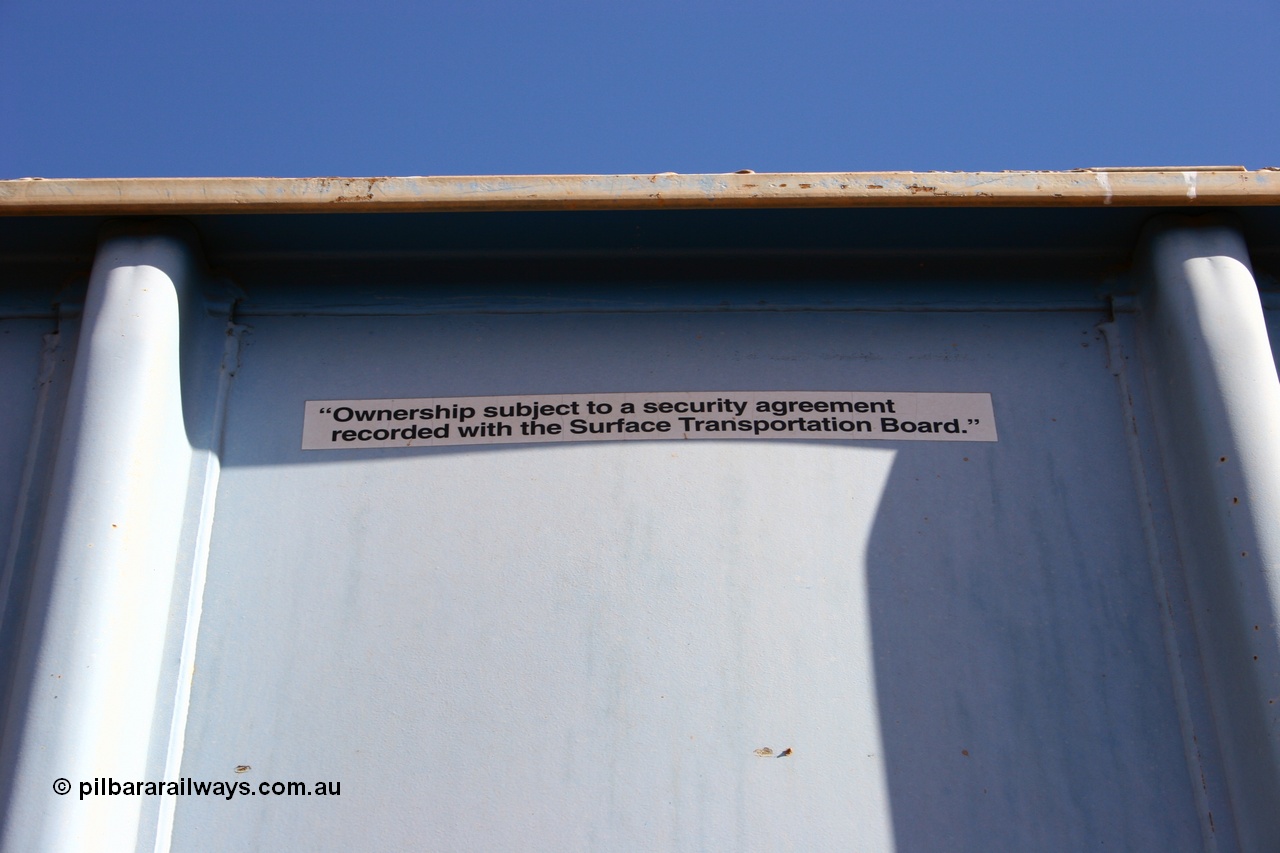 050518 2137
Flash Butt yard, CFCLA hire ballast waggon CHRY type CHRY 753, STB decal.
Keywords: CHRY-type;CHRY753;CFCLA;CRDX-type;BHP-ballast-waggon;