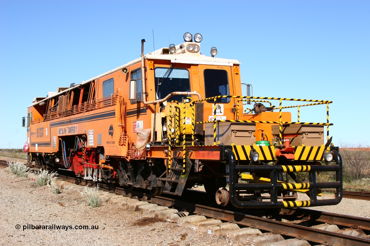 050801 4749
Flash Butt yard, BHP's Mainline Tamper 1, a Plasser Australia 09-32 CAT model tamper serial 306 built in 1986. 1st August 2005.
Keywords: Tamper1;Plasser-Australia;09-32-CAT;306;track-machine;