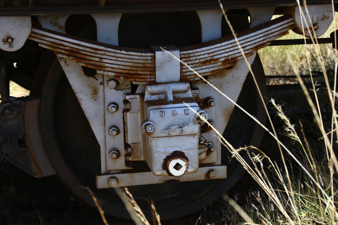 200914 7793
Pilbara Railways Historical Society, bearing journal box of the former NSWGR four wheel underframe. 14th September 2020.
