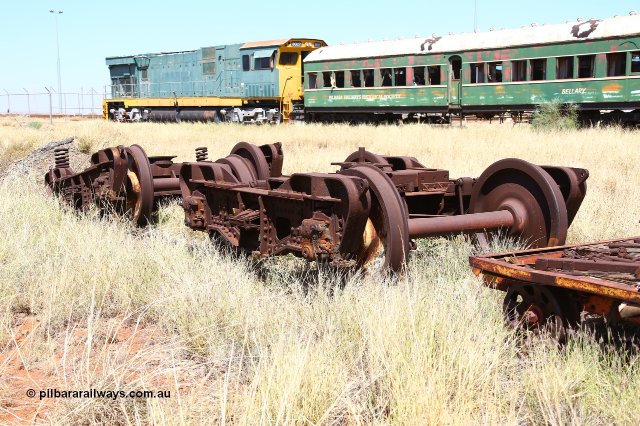 200914 7794
Pilbara Railways Historical Society, a pair of NSWGR 2AE type bogies. 14th September 2020.
