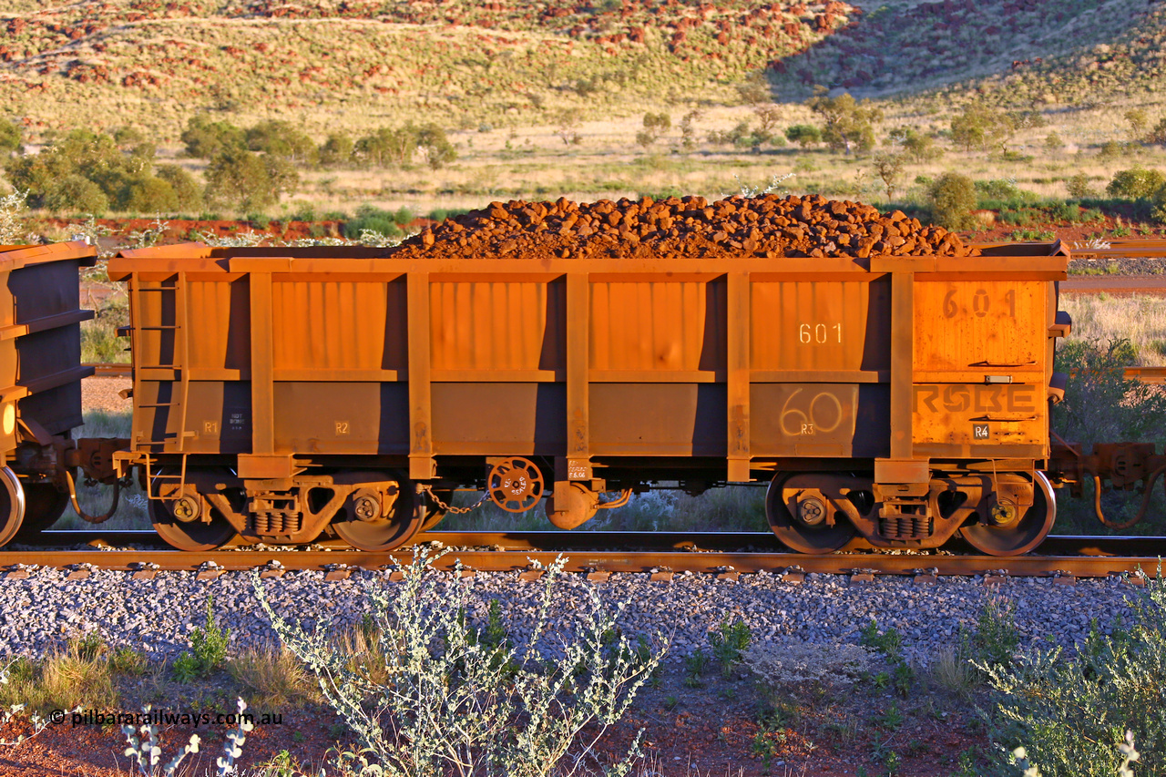 0601 170513 8736
Robe River ore waggon 601, built by Tomlinson Steel WA, handbrake side loaded view, Cape Lambert yard, May 13, 2017.
Keywords: 601;Tomlinson-Steel-WA;Robe-ore-waggon;