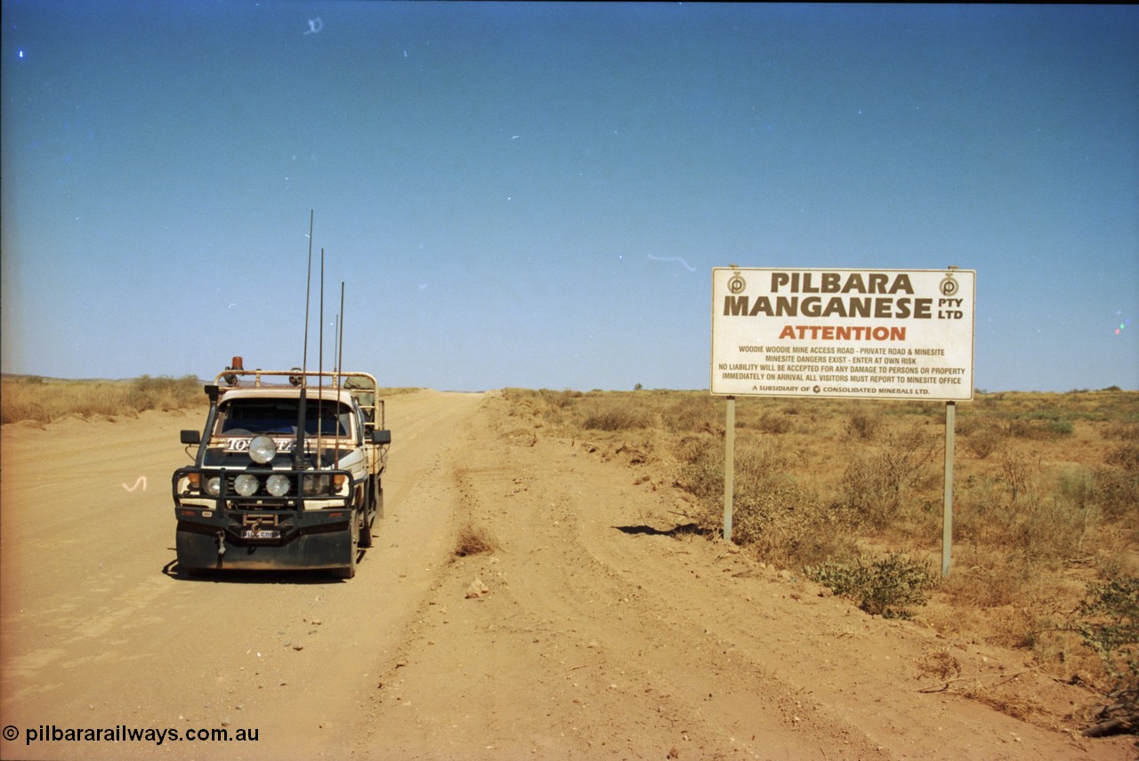206-02
On the Woodie Woodie Road near the start, just in case you have trouble they have a few signs to help out.

