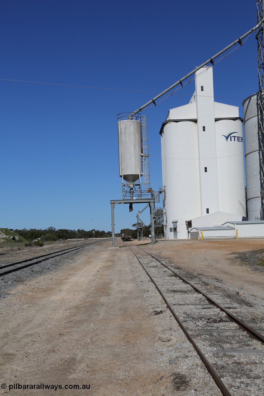 130703 0186
Tooligie, over view of the yard, Ascom Jumbo silo complex over rail loading hopper with four cell concrete silo complex beyond it. [url=https://goo.gl/maps/5dvPFSzv9EdCYSwF9]Geo location[/url]. 3rd July 2013.

