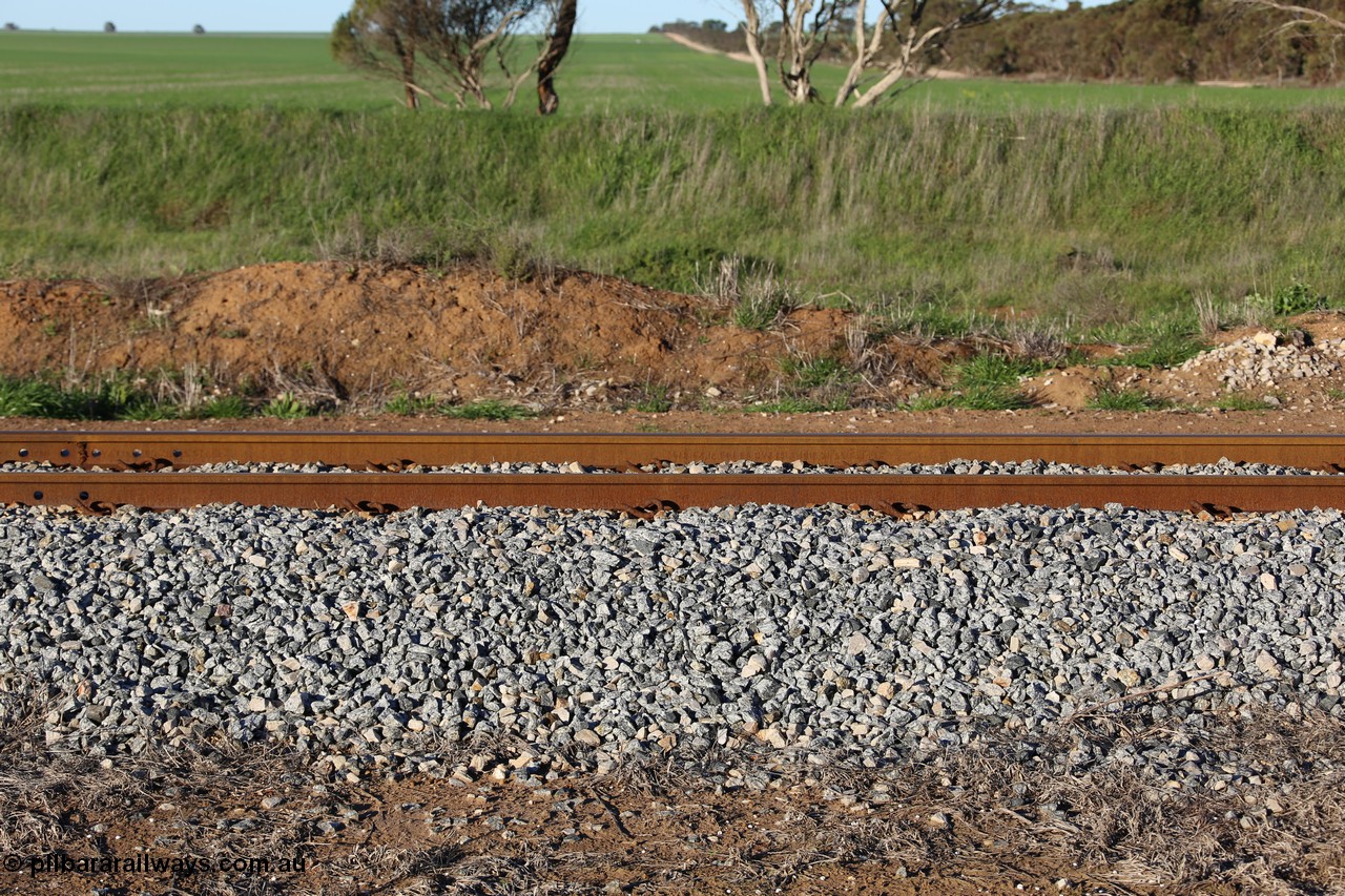 130703 0247
Kaldow, side view of track formation, looks to have been done up recently, steel sleepers and fresh ballast. [url=https://goo.gl/maps/NvVJVW91hR3WHe1w5]Geo location[/url]. 3rd July 2013.
