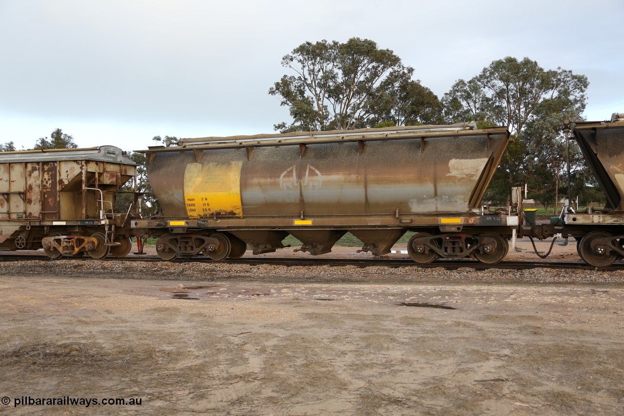 130705 0564
Lock, HAN type bogie grain hopper waggon HAN 2, one of sixty eight units built by South Australian Railways Islington Workshops between 1969 and 1973 as the HAN type for the Eyre Peninsula system. 5th July 2013.
Keywords: HAN-type;HAN2;1969-73/68-2;SAR-Islington-WS;