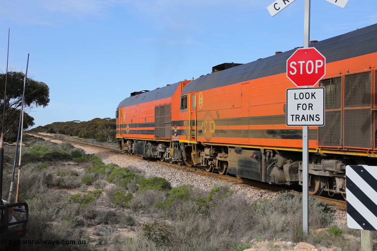 130708 0741
Charra, [url=https://goo.gl/maps/fnkK0]Charoban Rd grade crossing, 477.8 km[/url].
