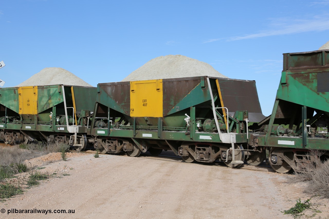 130708 0820
Moule, originally an Kinki Sharyo built NH type for the NAR now coded ENH type ENH 46 F, without hungry boards loaded with gypsum, [url=https://goo.gl/maps/SWBMW]Mewett Rd grade crossing, 470.1 km[/url].
Keywords: ENH-type;ENH46;Kinki-Sharyo-Japan;NH-type;NH946;