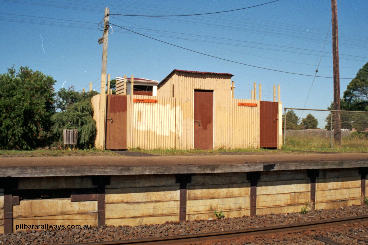 129-1-30
Cranbourne station platform, toilet block.
