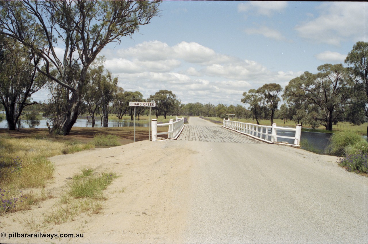 131-1-15
Shaws Creek bridge, high water.
