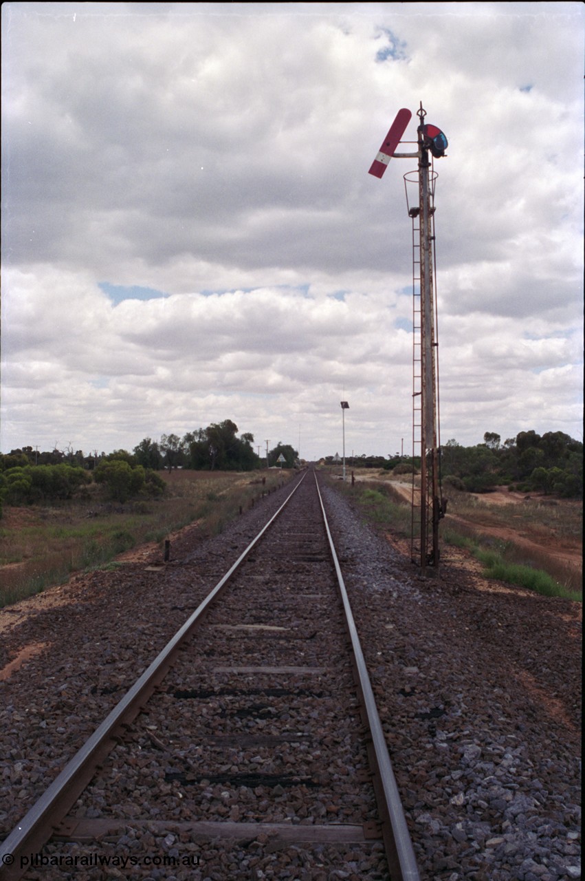132-11
Hattah, down home semaphore signal post.
