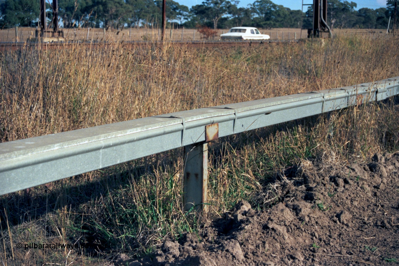153-2-03
Bank Box Loop, view of pressed metal cable trunking.
