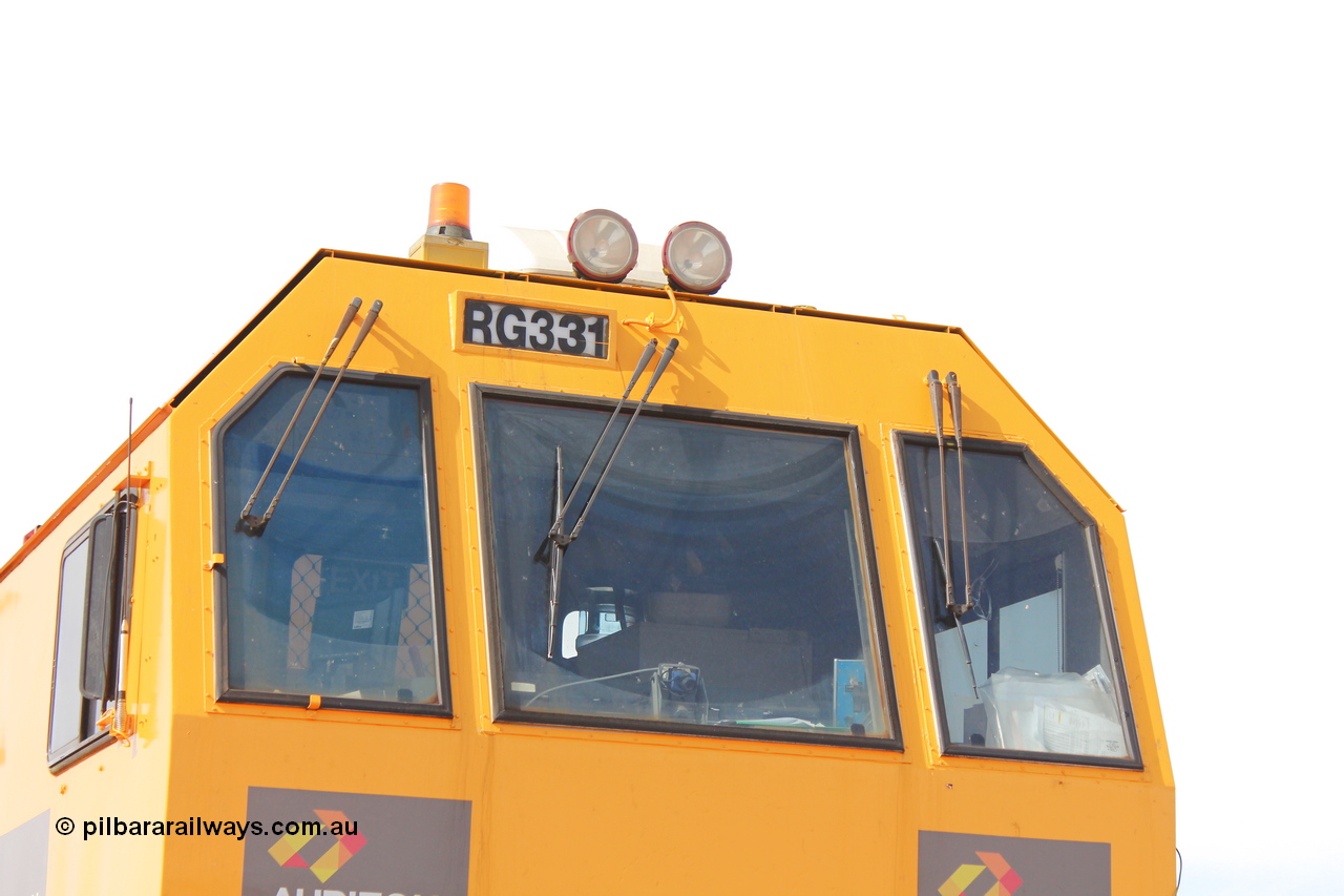 160409 IMG 7024
Parkeston, Aurizon rail grinder MMY type MMY 034, built in the USA by Loram as RG331 ~2004, imported into Australia by Queensland Rail, now Aurizon, in April 2009, detail picture. Peter Donaghy image.
Keywords: Peter-D-Image;MMY-type;MMY034;Loram-USA;RG331;rail-grinder;detail-image;