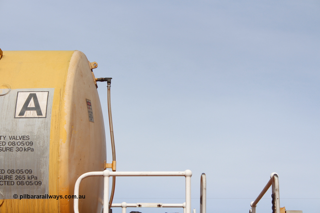 160409 IMG 7055
Parkeston, Aurizon rail grinder MMY type MMY 034, built in the USA by Loram as RG331 ~2004, imported into Australia by Queensland Rail, now Aurizon, in April 2009, detail picture. Peter Donaghy image.
Keywords: Peter-D-Image;MMY-type;MMY034;Loram-USA;RG331;rail-grinder;detail-image;