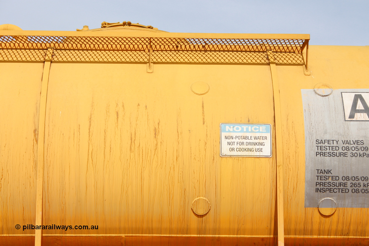 160409 IMG 7057
Parkeston, Aurizon rail grinder MMY type MMY 034, built in the USA by Loram as RG331 ~2004, imported into Australia by Queensland Rail, now Aurizon, in April 2009, detail picture. Peter Donaghy image.
Keywords: Peter-D-Image;MMY-type;MMY034;Loram-USA;RG331;rail-grinder;detail-image;
