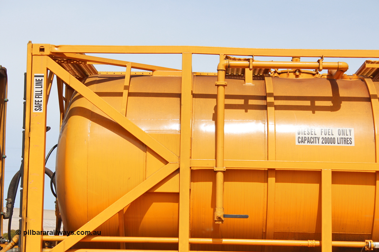 160409 IMG 7091
Parkeston, Aurizon rail grinder MMY type MMY 034, built in the USA by Loram as RG331 ~2004, imported into Australia by Queensland Rail, now Aurizon, in April 2009, detail picture. Peter Donaghy image.
Keywords: Peter-D-Image;MMY-type;MMY034;Loram-USA;RG331;rail-grinder;detail-image;