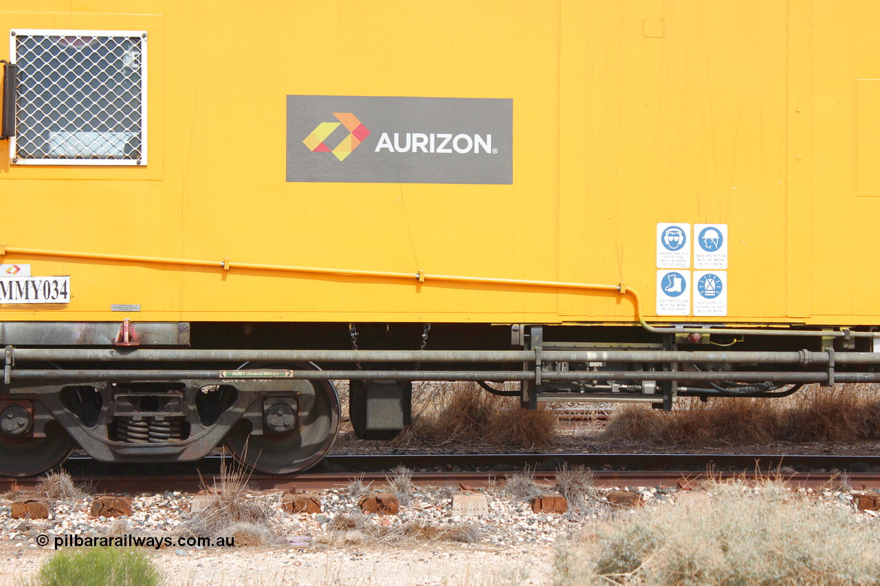 160409 IMG 7244
Parkeston, Aurizon rail grinder MMY type MMY 034, built in the USA by Loram as RG331 ~2004, imported into Australia by Queensland Rail, now Aurizon, in April 2009, detail picture. Peter Donaghy image.
Keywords: Peter-D-Image;MMY-type;MMY034;Loram-USA;RG331;rail-grinder;detail-image;