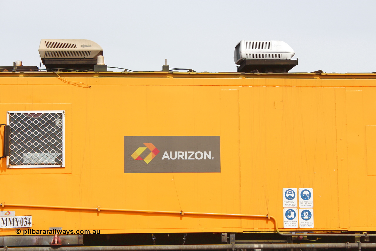 160409 IMG 7245
Parkeston, Aurizon rail grinder MMY type MMY 034, built in the USA by Loram as RG331 ~2004, imported into Australia by Queensland Rail, now Aurizon, in April 2009, detail picture. Peter Donaghy image.
Keywords: Peter-D-Image;MMY-type;MMY034;Loram-USA;RG331;rail-grinder;detail-image;