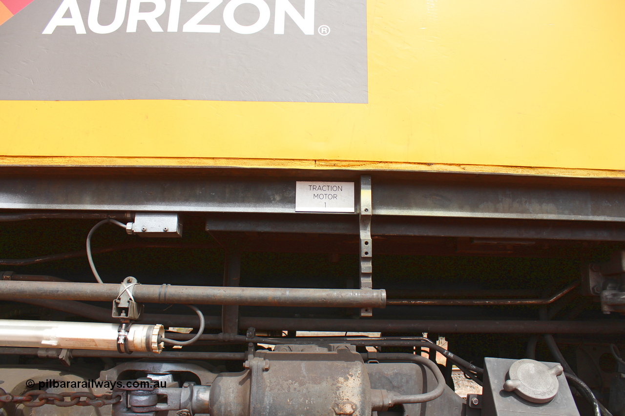 160409 IMG 7287
Parkeston, Aurizon rail grinder MMY type MMY 034, built in the USA by Loram as RG331 ~2004, imported into Australia by Queensland Rail, now Aurizon, in April 2009, detail picture. Peter Donaghy image.
Keywords: Peter-D-Image;MMY-type;MMY034;Loram-USA;RG331;rail-grinder;detail-image;