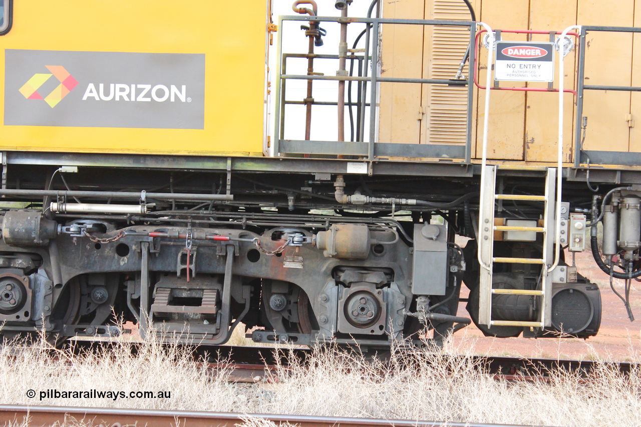 160412 IMG 7335
Parkeston, Aurizon rail grinder MMY type MMY 034, built in the USA by Loram as RG331 ~2004, imported into Australia by Queensland Rail, now Aurizon, in April 2009, detail picture. Peter Donaghy image.
Keywords: Peter-D-Image;MMY-type;MMY034;Loram-USA;RG331;rail-grinder;detail-image;