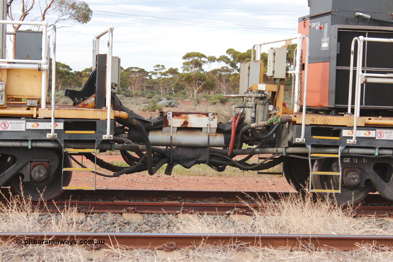 160412 IMG 7354
Parkeston, Aurizon rail grinder MMY type MMY 034, built in the USA by Loram as RG331 ~2004, imported into Australia by Queensland Rail, now Aurizon, in April 2009, detail picture. Peter Donaghy image.
Keywords: Peter-D-Image;MMY-type;MMY034;Loram-USA;RG331;rail-grinder;detail-image;