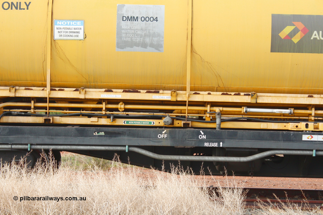 160412 IMG 7357
Parkeston, Aurizon rail grinder MMY type MMY 034, built in the USA by Loram as RG331 ~2004, imported into Australia by Queensland Rail, now Aurizon, in April 2009, detail picture. Peter Donaghy image.
Keywords: Peter-D-Image;MMY-type;MMY034;Loram-USA;RG331;rail-grinder;detail-image;