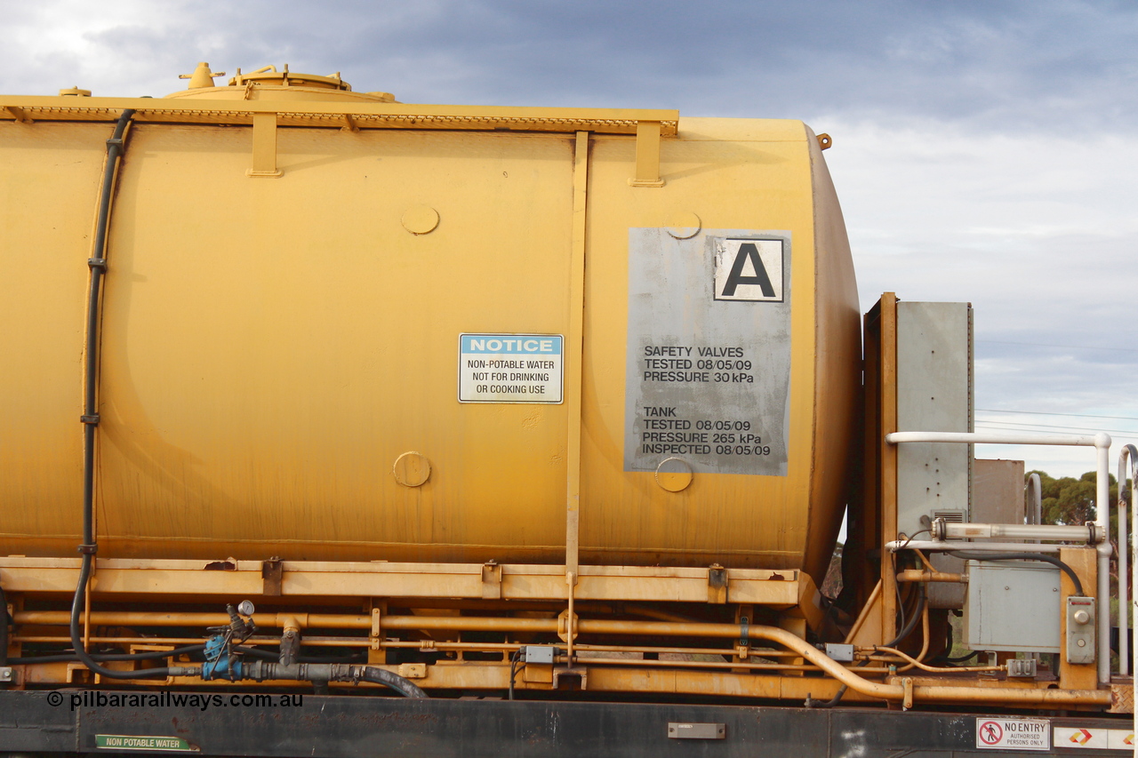 160412 IMG 7362
Parkeston, Aurizon rail grinder MMY type MMY 034, built in the USA by Loram as RG331 ~2004, imported into Australia by Queensland Rail, now Aurizon, in April 2009, detail picture. Peter Donaghy image.
Keywords: Peter-D-Image;MMY-type;MMY034;Loram-USA;RG331;rail-grinder;detail-image;