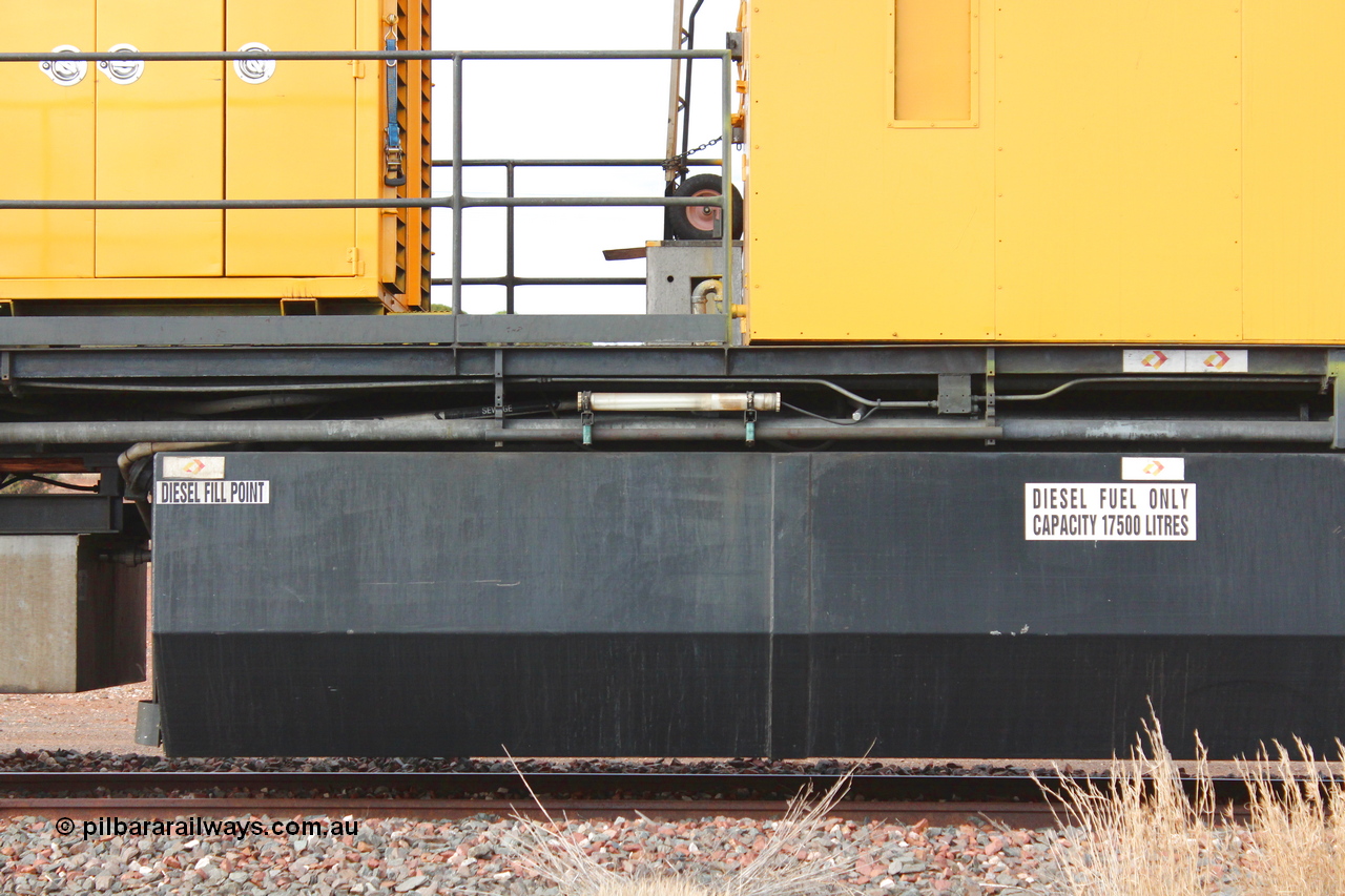 160412 IMG 7377
Parkeston, Aurizon rail grinder MMY type MMY 034, built in the USA by Loram as RG331 ~2004, imported into Australia by Queensland Rail, now Aurizon, in April 2009, detail picture. Peter Donaghy image.
Keywords: Peter-D-Image;MMY-type;MMY034;Loram-USA;RG331;rail-grinder;detail-image;