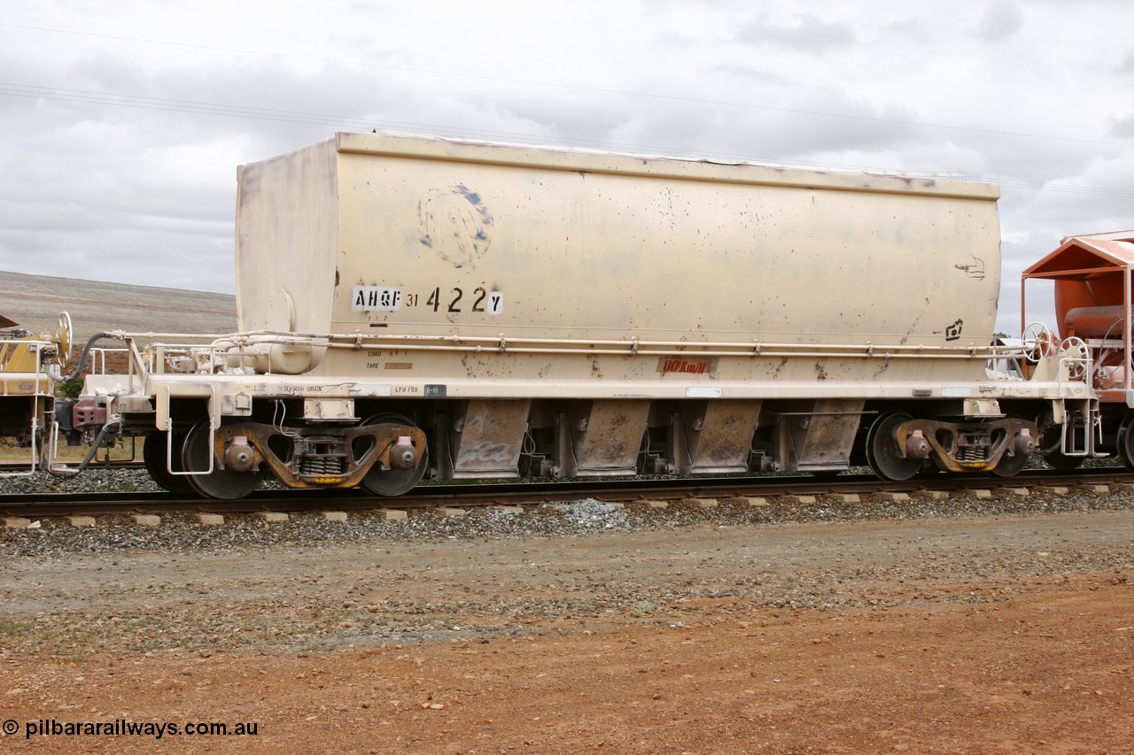 051101 6446
Parkeston, AHQF 31422 seen here in Loongana Limestone service, originally built by Goninan WA for Western Quarries as a batch of twenty coded WHA type in 1995. Purchased by Westrail in 1998.
Keywords: AHQF-type;AHQF31422;Goninan-WA;WHA-type;