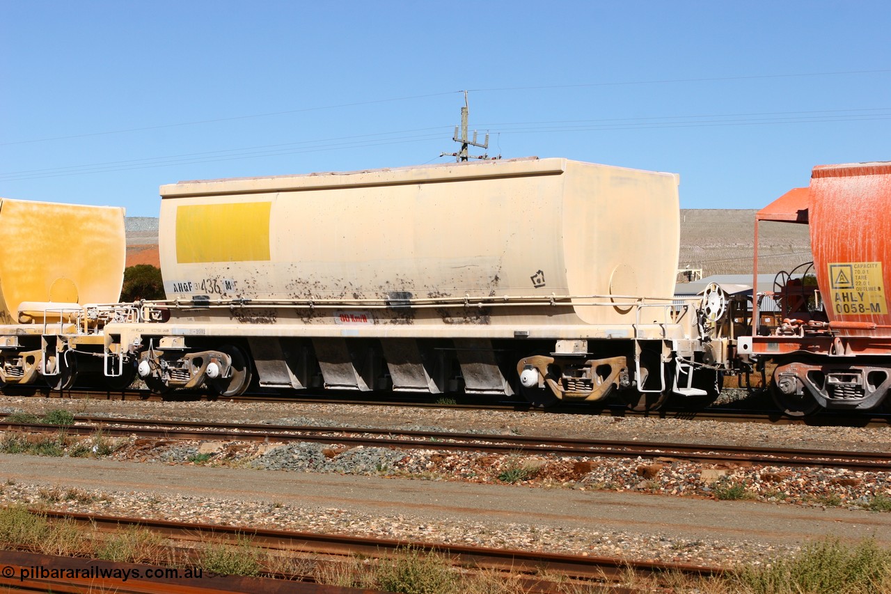 060530 4920
Parkeston, AHQF 31436 seen here in Loongana Limestone service, originally built by Goninan WA for Western Quarries as a batch of twenty coded WHA type in 1995. Purchased by Westrail in 1998.
Keywords: AHQF-type;AHQF31436;Goninan-WA;WHA-type;