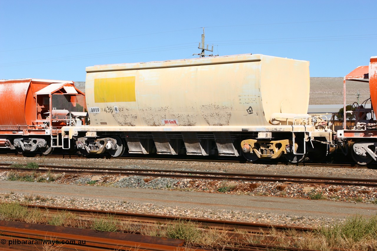 060530 4925
Parkeston, AHQF 31438 seen here in Loongana Limestone service, originally built by Goninan WA for Western Quarries as a batch of twenty coded WHA type in 1995. Purchased by Westrail in 1998.
Keywords: AHQF-type;AHQF31438;Goninan-WA;WHA-type;