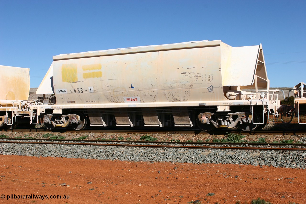 060530 4939
Parkeston, AHQF 31433 seen here in Loongana Limestone service, originally built by Goninan WA for Western Quarries as a batch of twenty coded WHA type in 1995. Purchased by Westrail in 1998.
Keywords: AHQF-type;AHQF31433;Goninan-WA;WHA-type;