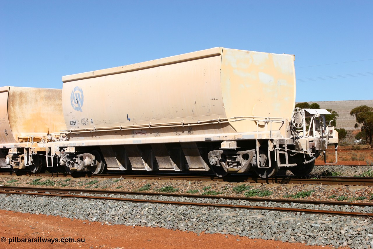 060530 4942
Parkeston, AHQF 31439 seen here in Loongana Limestone service, originally built by Goninan WA for Western Quarries as a batch of twenty coded WHA type in 1995. Purchased by Westrail in 1998.
Keywords: AHQF-type;AHQF31439;Goninan-WA;WHA-type;
