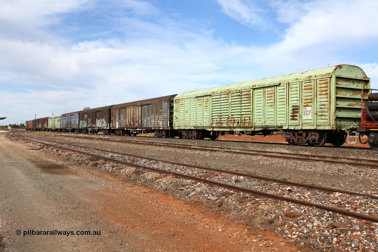 160523 3047
Parkeston, 7SP3 intermodal train, view of the rear looking at the RLUY and RLSY louvre vans.
Keywords: RLSY-type;Comeng-NSW;KLY-type;NLKY-type;RLUY-type;