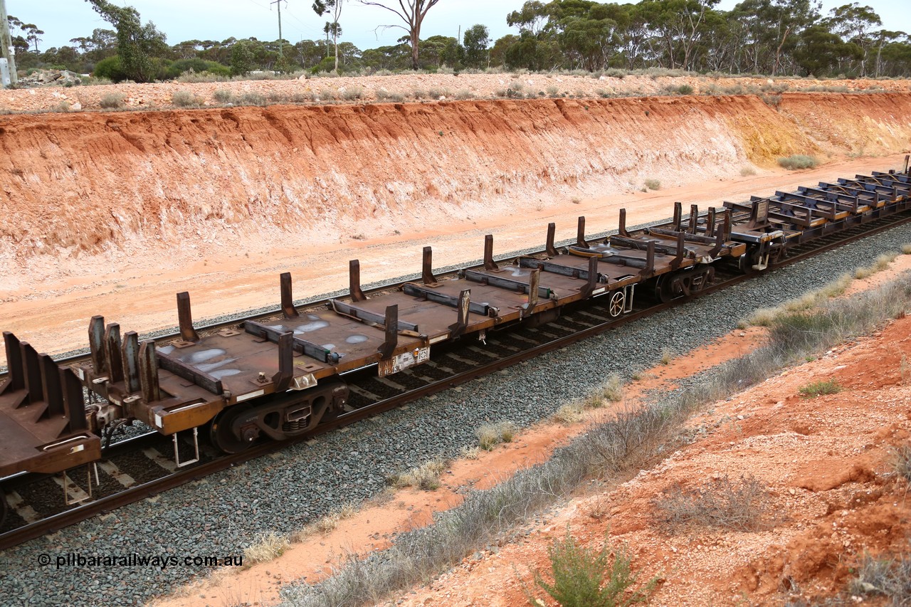 160524 4048
Binduli, Melbourne bound steel train service 3PM4, RKQF 60243, empty slab steel waggon, originally a Tulloch NSW built louvre van type JLY/X from 1969-70, NLJY/X, converted at Bathurst Workshops to NQRX in 1988, then in 1989/90 to NKQF.
Keywords: RKQF-type;RKQF60243;Tulloch-Ltd-NSW;JLY-type;
