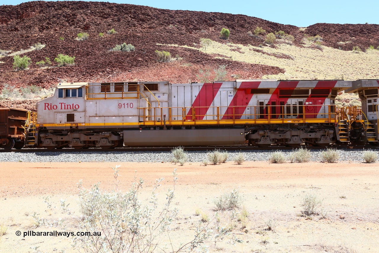 160306 1432
Green Pool, left hand side view Rio Tinto General Electric built ES44ACi unit 9110 serial 62541. 6th March 2016. [url=https://goo.gl/maps/2nXD6ES9yUU2]View location here[/url].
Keywords: 9110;GE;ES44ACi;62541;